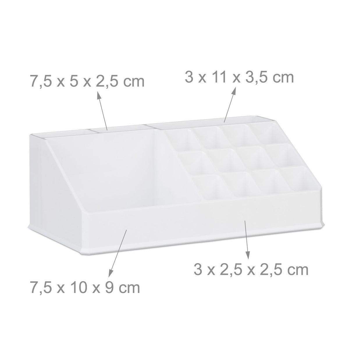 Makeup storage with 4 drawers