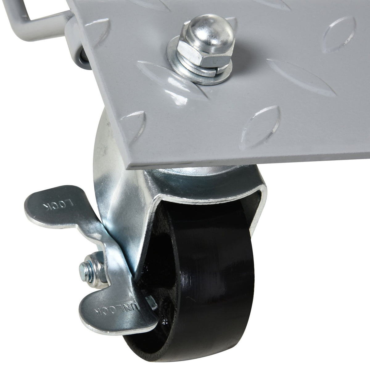 Maneuvering Jack, Set Of 2, Maneuvering Aid For Changing Tires, Jack With 4 Wheels, Gray, 40.5X30X13.5Cm