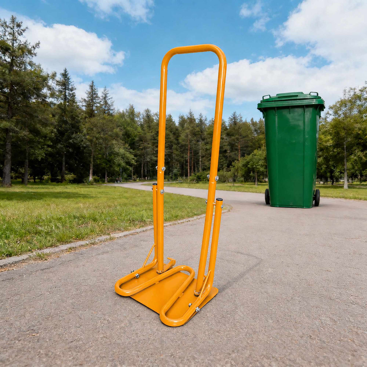 Manual Steel Waste Compactor for Household Bins