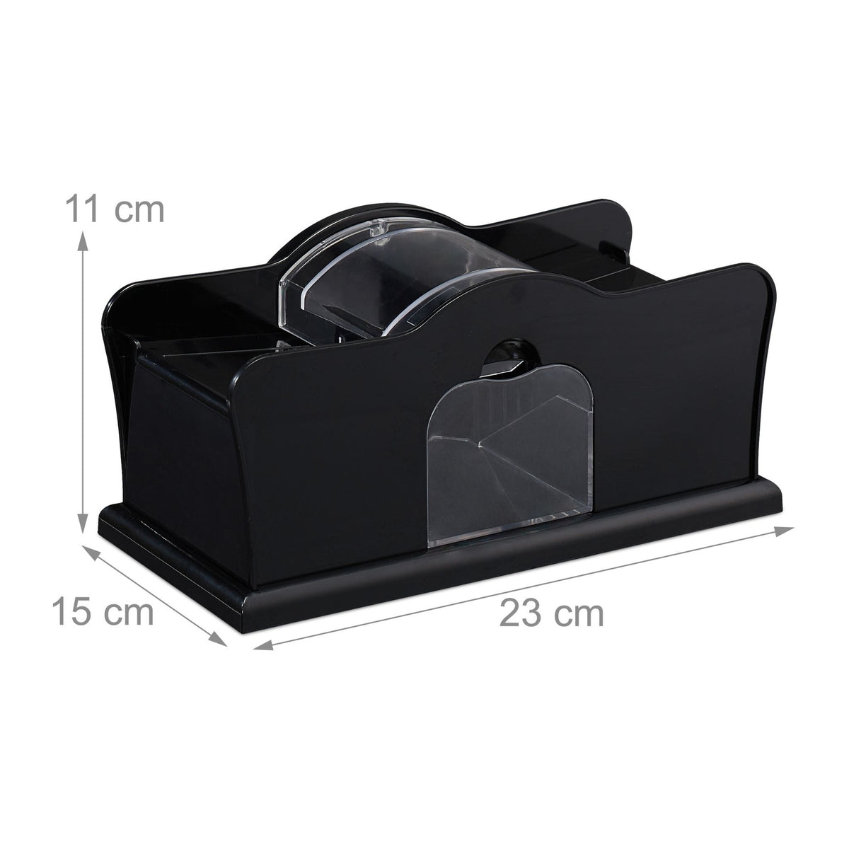Manual card shuffler