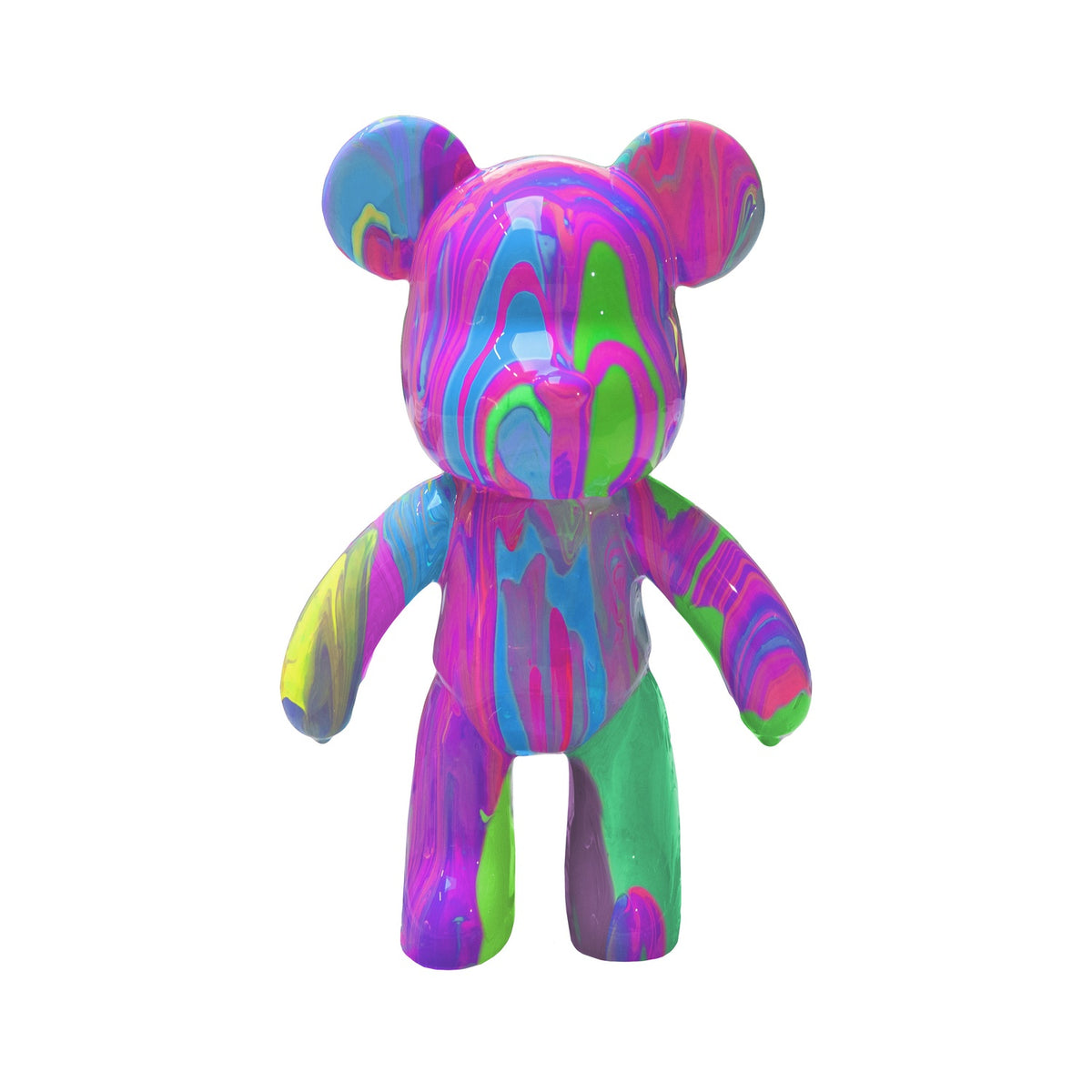 Marble Bear Pouring Kit with Paints and Tools