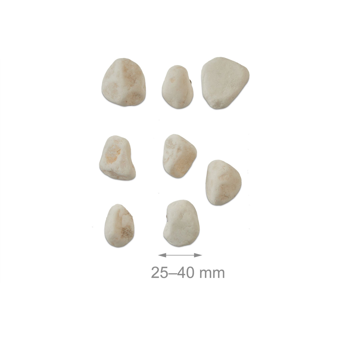 Marble gravel white 25-40 mm