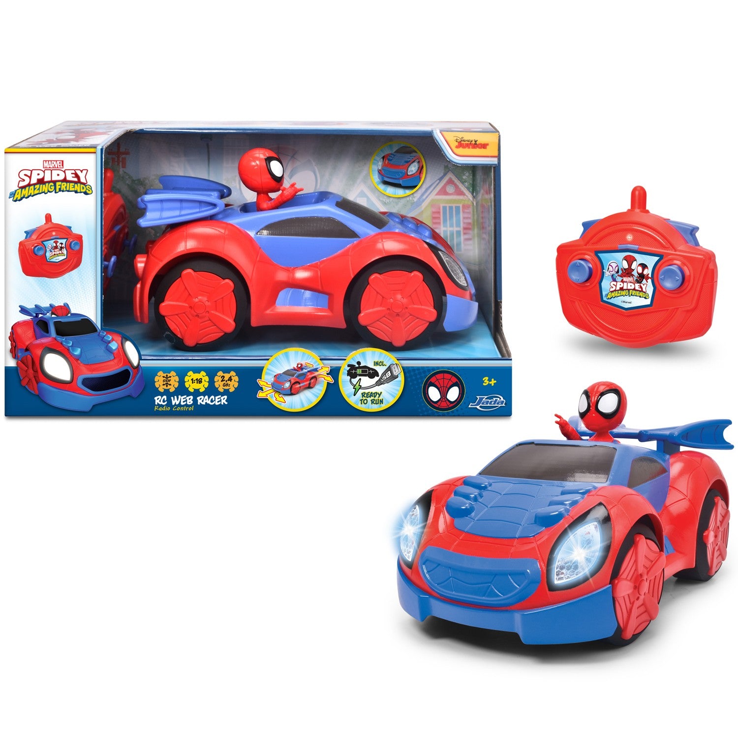 Marvel Spidey Radio Controlled Racing Car