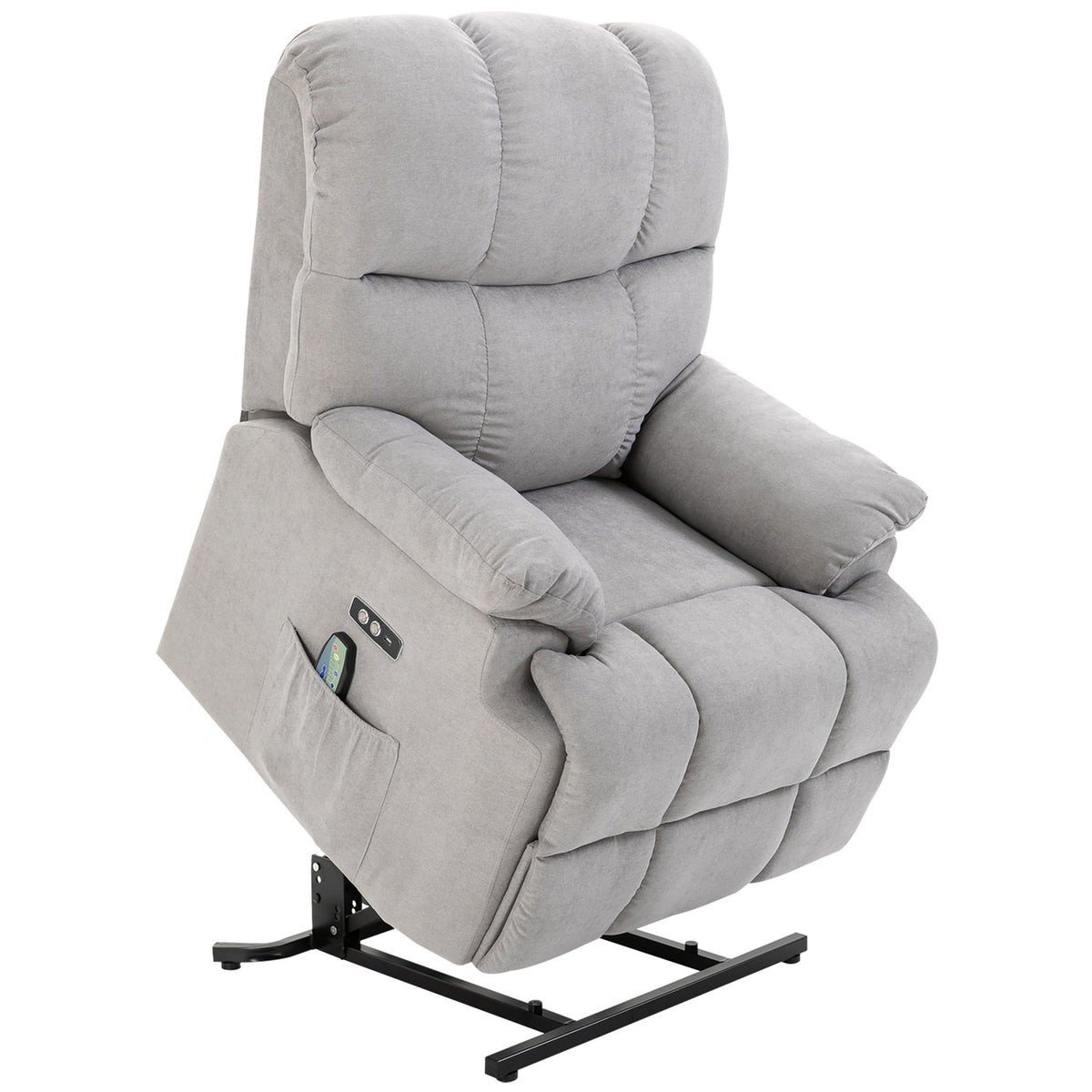 Massage Chair With Stand-Up Aid Tv Chair, Adjustable, Vibration Massage, Usb Interface, Remote Control