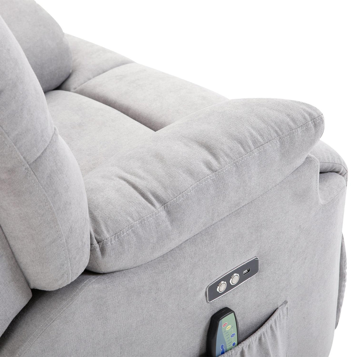 Massage Chair With Stand-Up Aid Tv Chair, Adjustable, Vibration Massage, Usb Interface, Remote Control