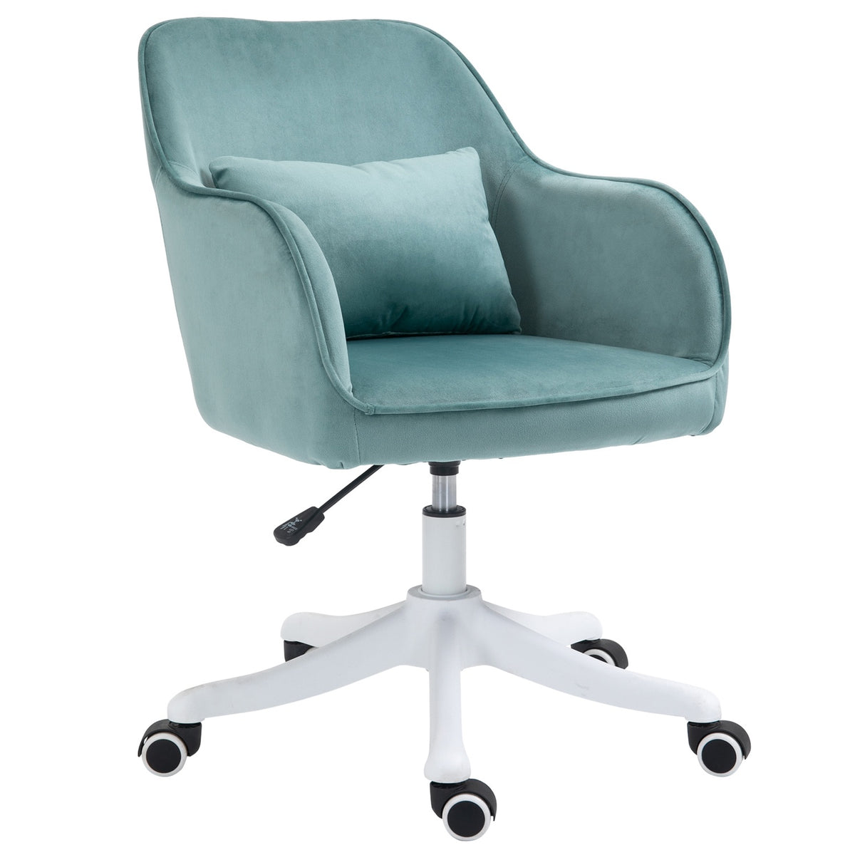 Massage Office Chair Desk Chair With Vibration Function, Usb, Lumbar Cushion, Armrests, 78-86Cm