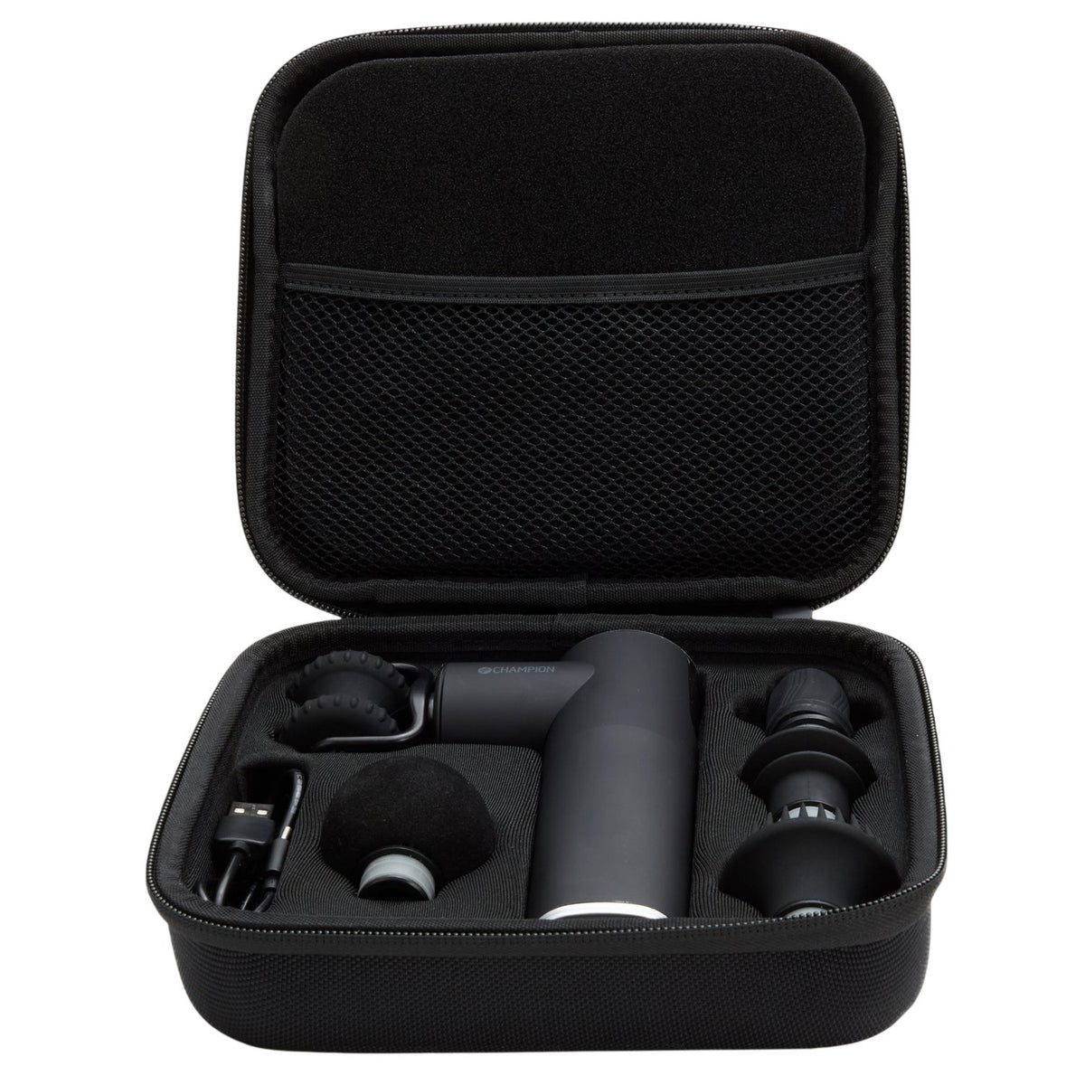 Massage gun Compact Power 3300RPM 1800mAh MG400 Black/Silver