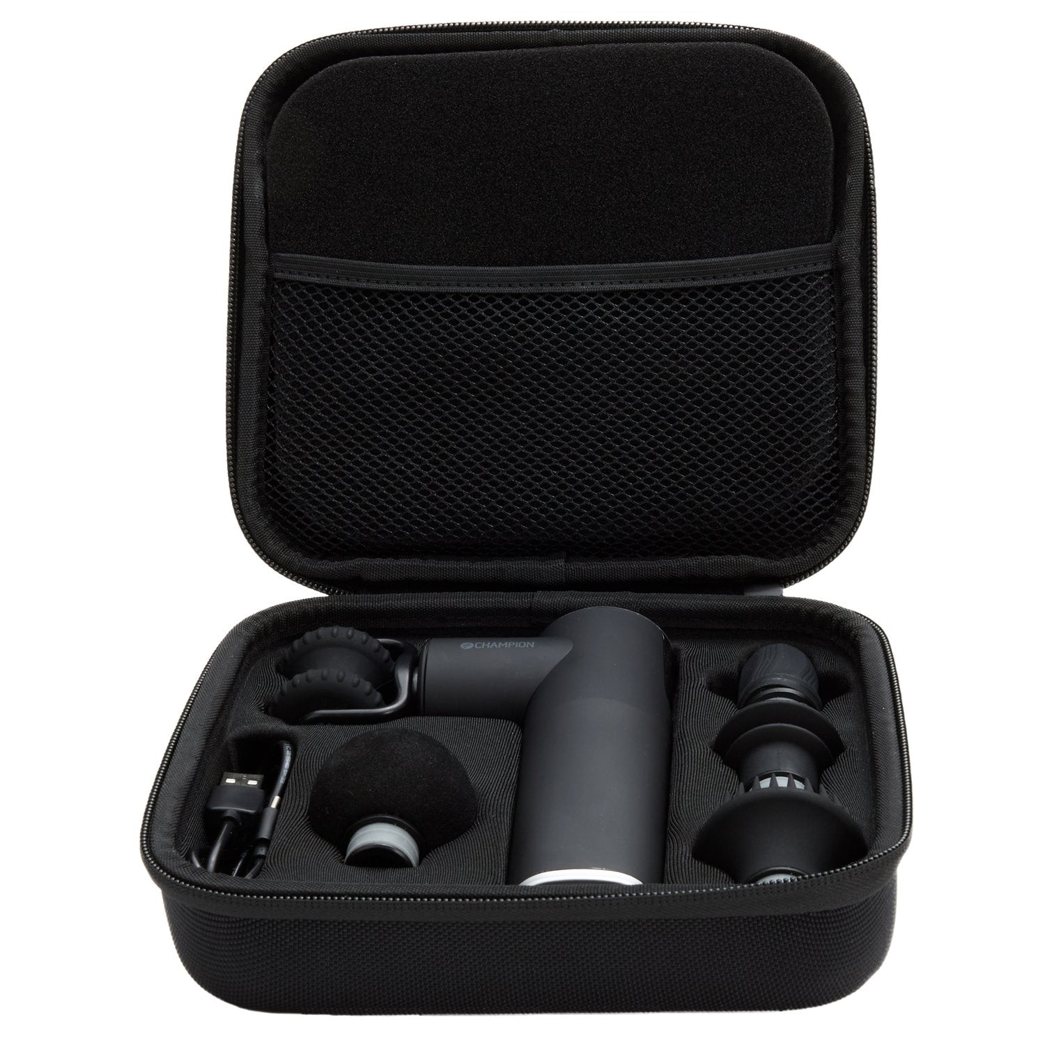 Massage gun Compact Power 3300RPM 1800mAh MG400 Black/Silver