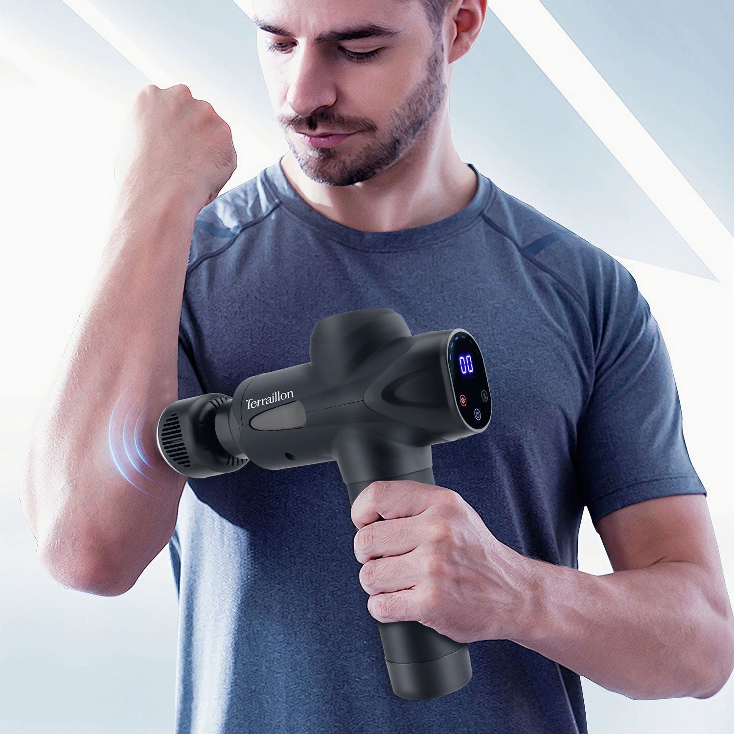 Massage gun Expert Heat&Cold 4 accessories + 1 hot/cold
