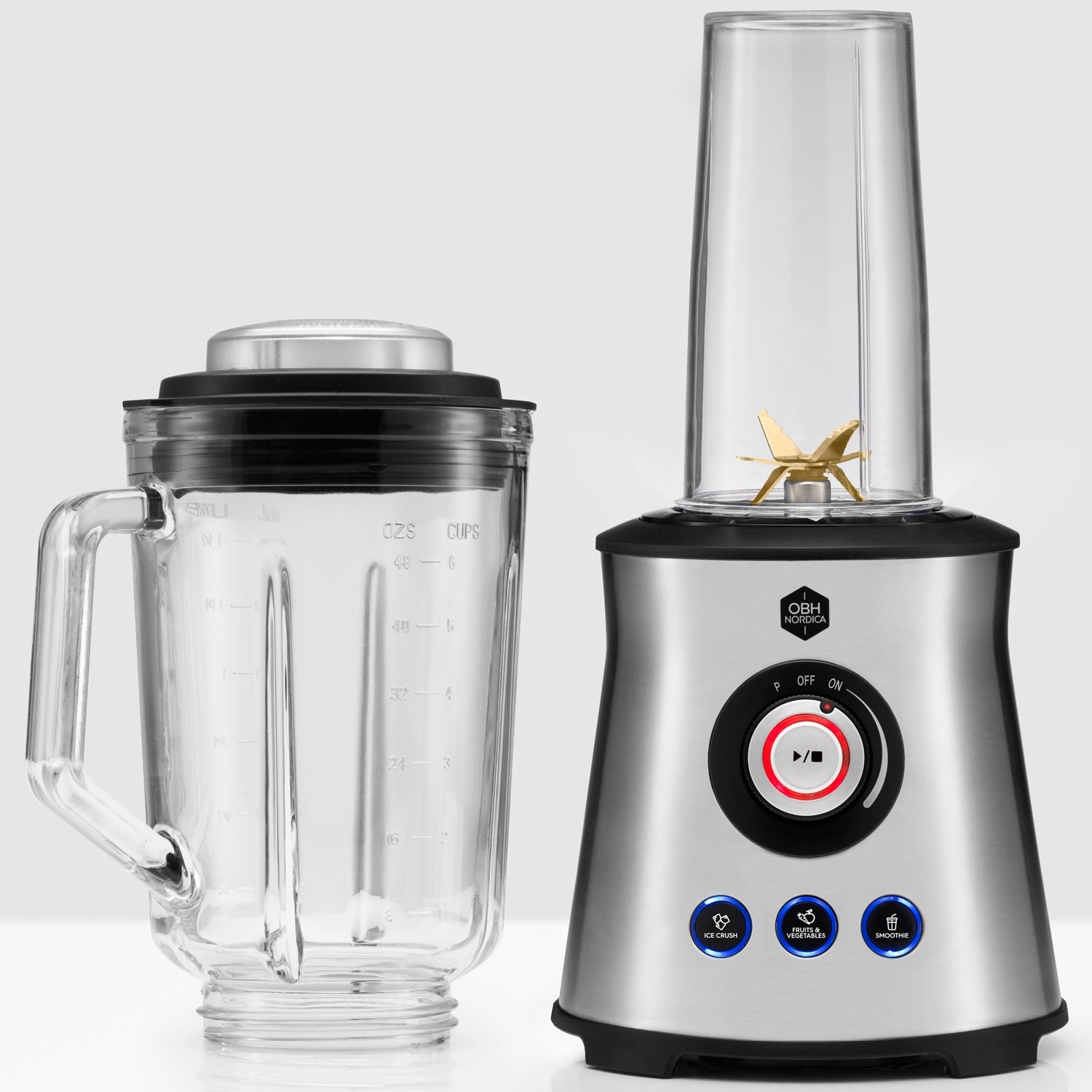 Master steel+ blender 1.5 l. 1000 W take away mug 7748