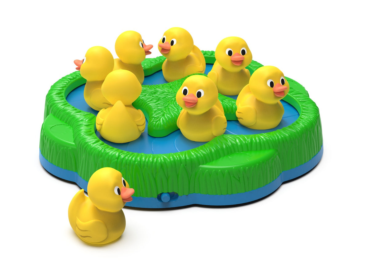 Matching Game for Kids - 12 Ducks, Motorized Pond