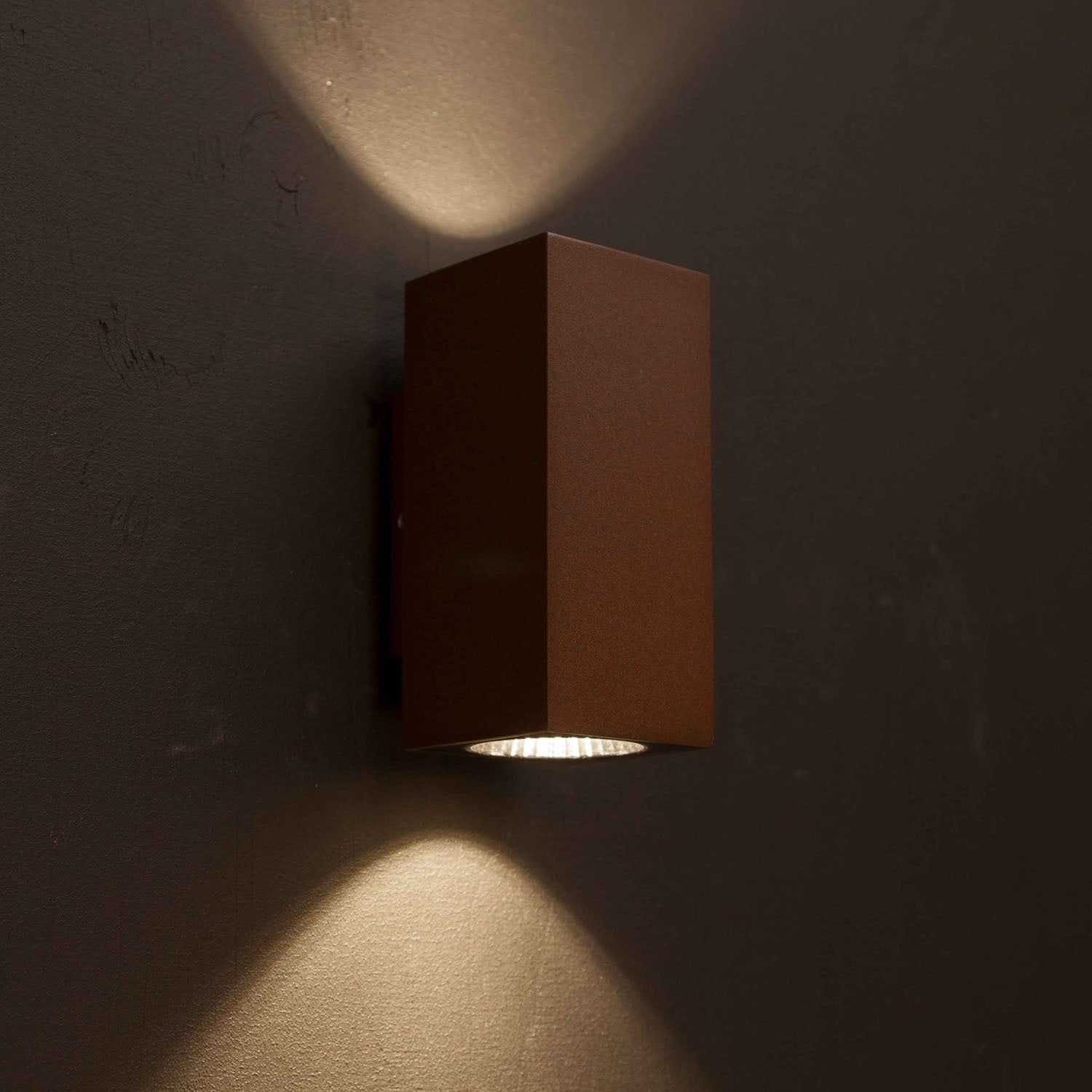 Mathias II Wall light LED IP65 3000K 6W 520lm Corten