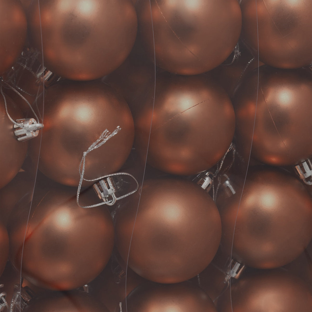 Matte Christmas Baubles Set, 100 Pieces
