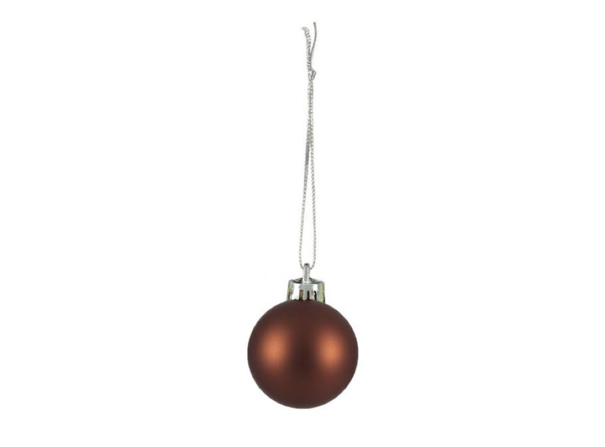 Matte Christmas Baubles Set, 50 Pieces