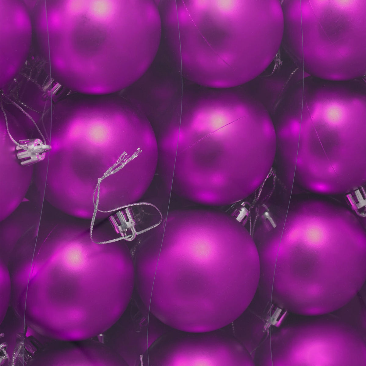 Matte Christmas Tree Baubles Set, 100 Pieces