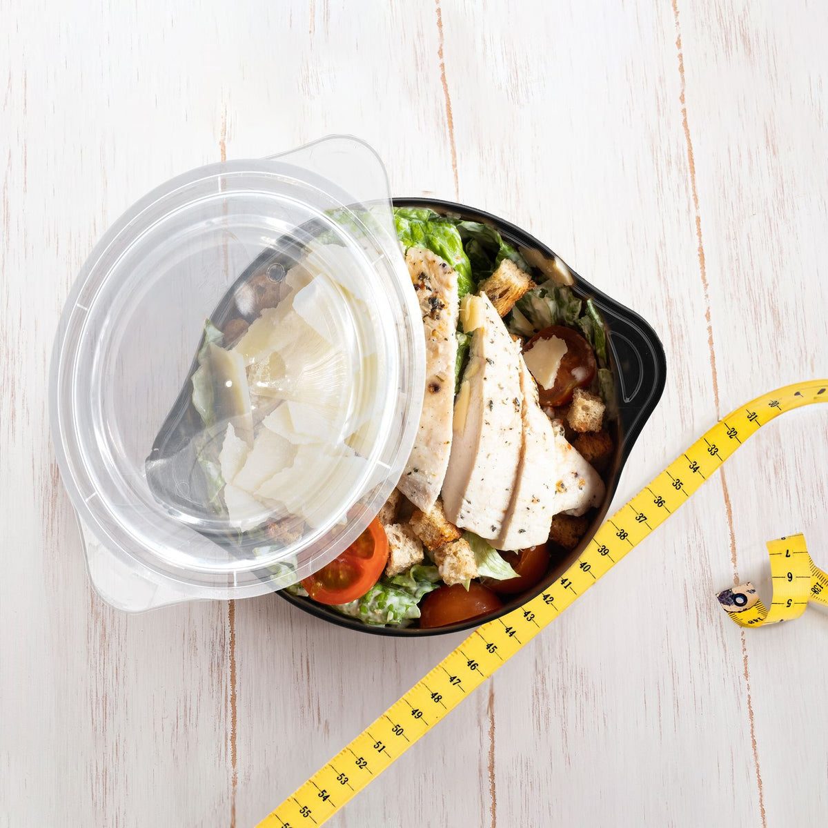 Meal preparation boxes with 1 compartment - 24 pcs