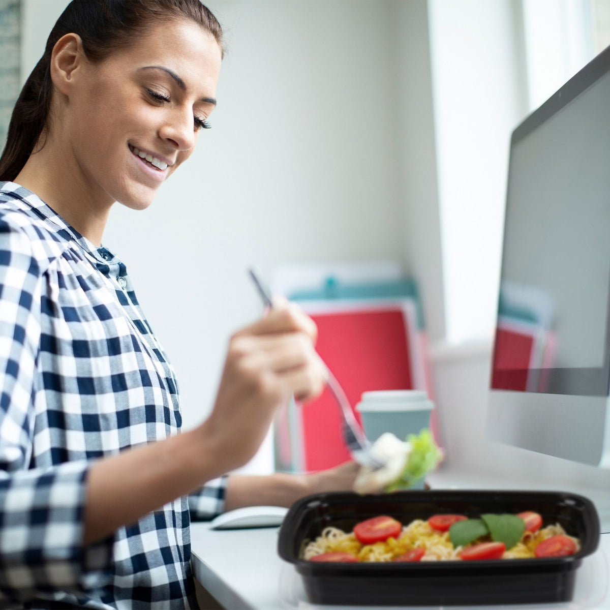 Meal preparation boxes with 1 compartment - 24 pcs