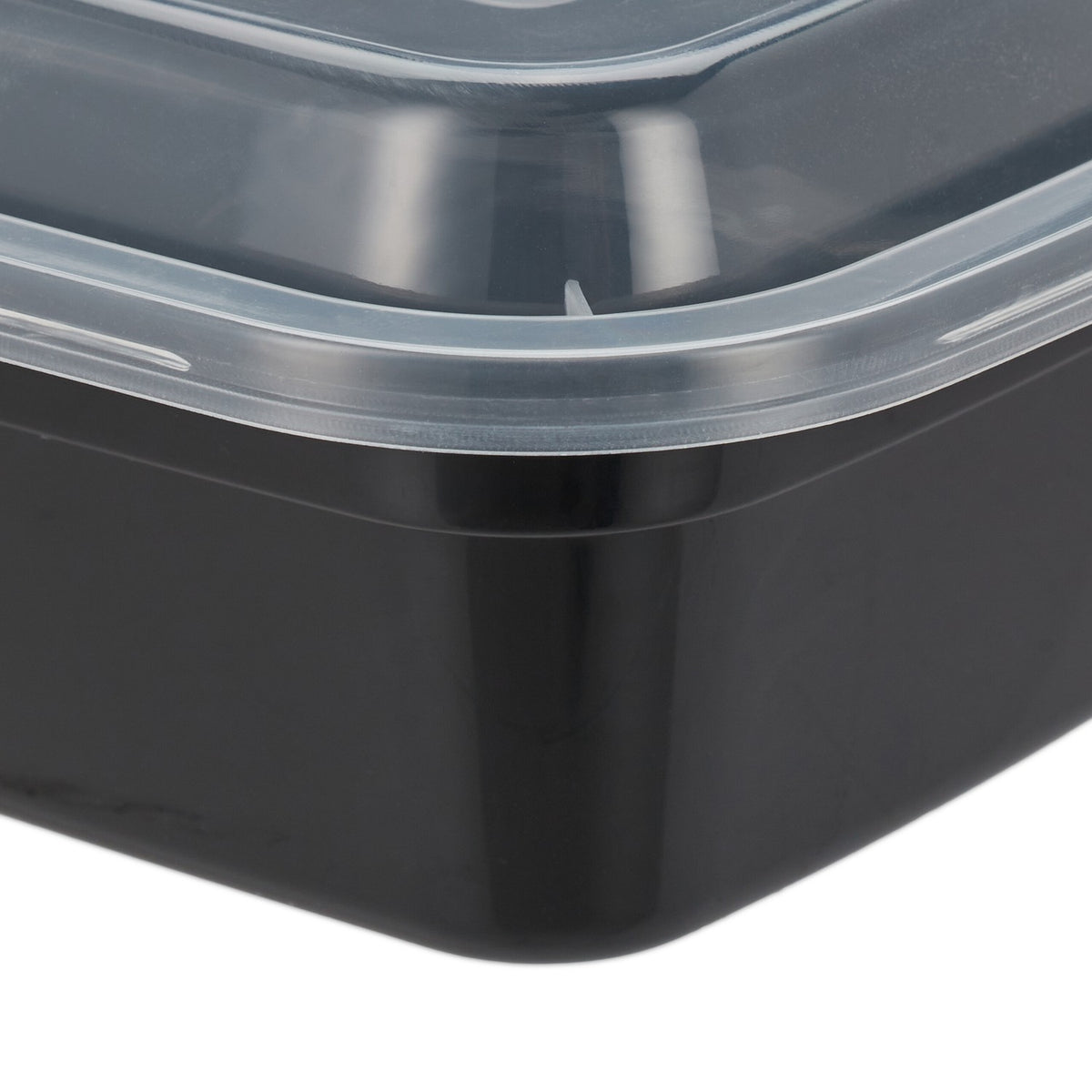 Meal preparation boxes with 2 compartments - 24 pcs