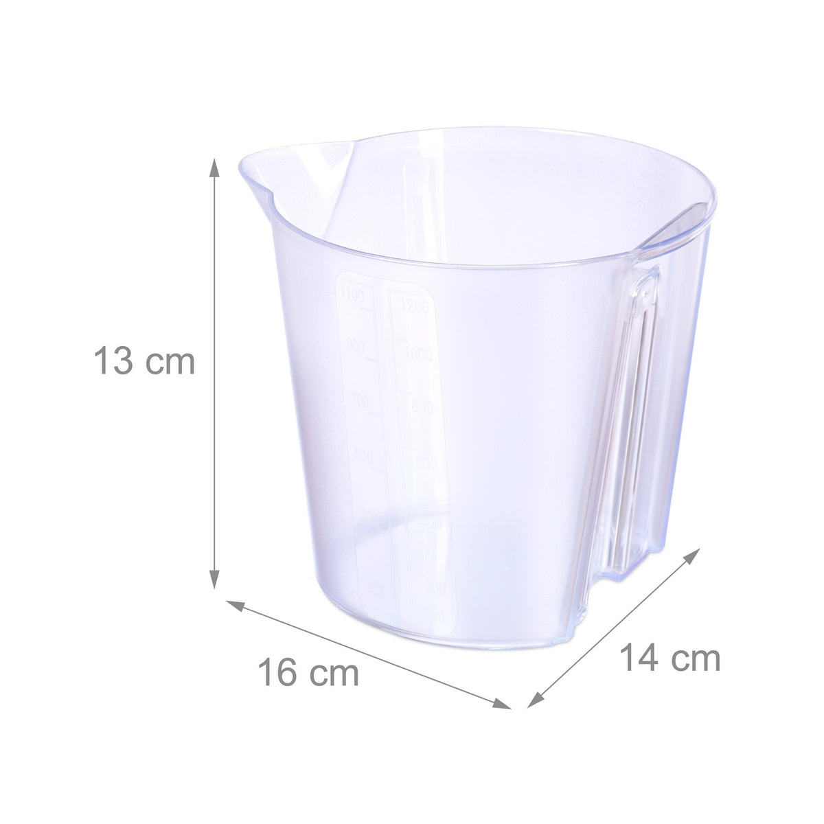 Measuring cup with digital kitchen scale