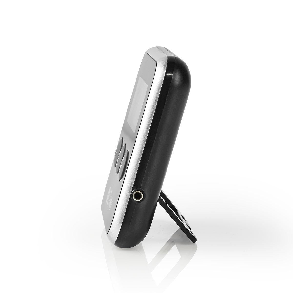 Meat thermometer | Alarm / Timer | LCD Screen | 0 - 250 °C | Silver / Black