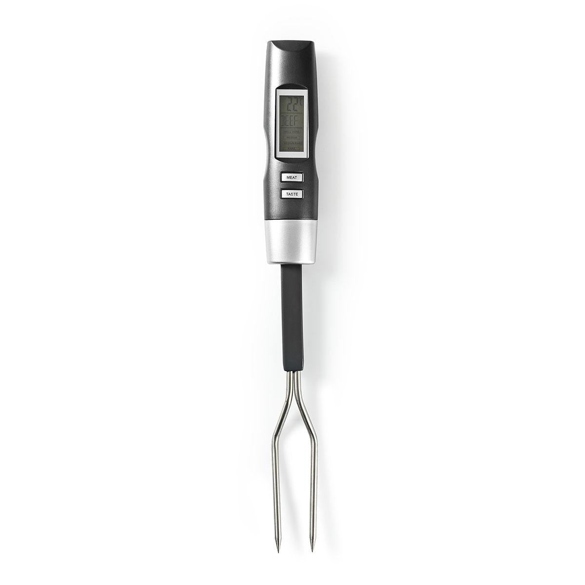 Meat thermometer | Temperature setting | LCD Screen | 0 - 110 °C | Silver / Black