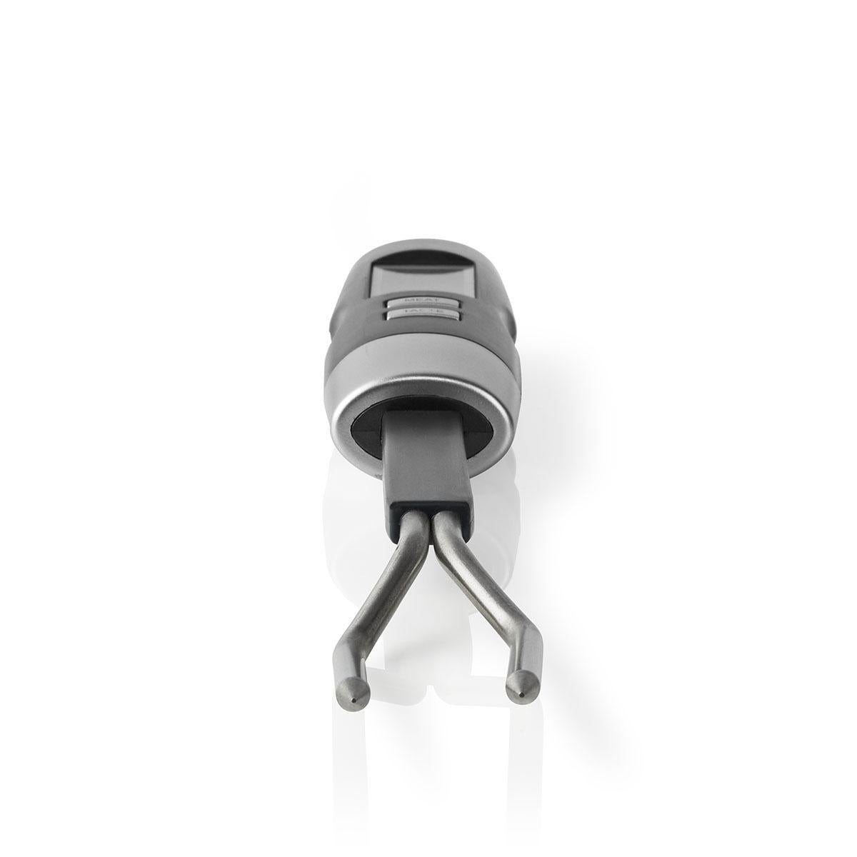 Meat thermometer | Temperature setting | LCD Screen | 0 - 110 °C | Silver / Black