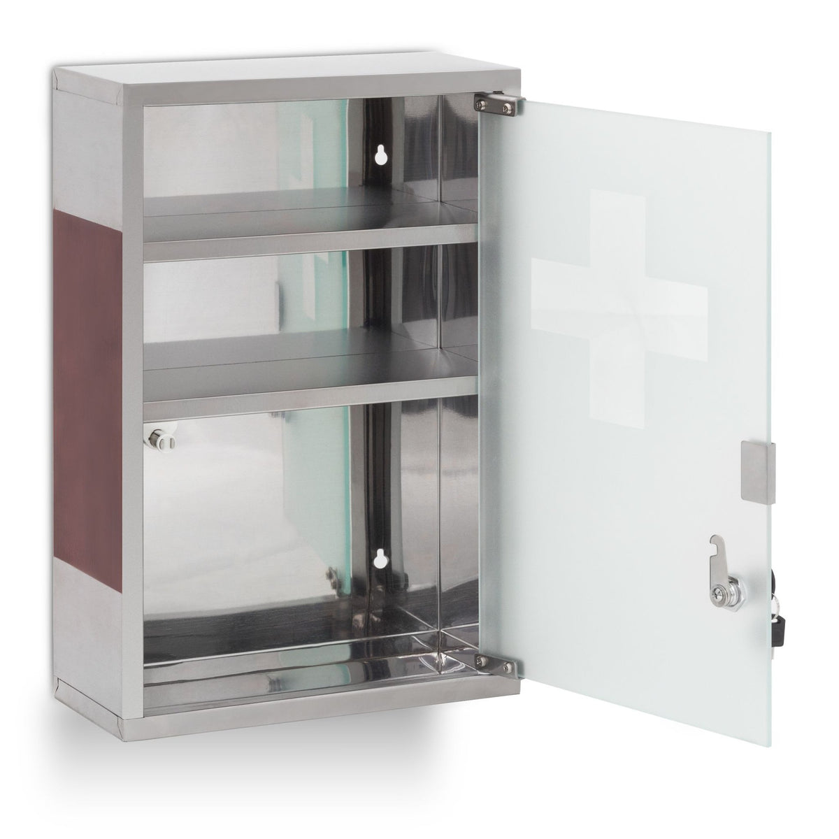 Medicine cabinet EMERGENCY XL stainless steel