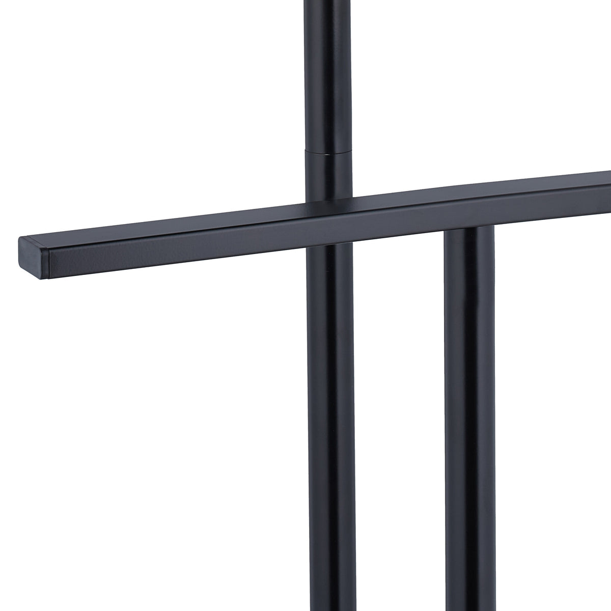 Men's valet set in black with shelf