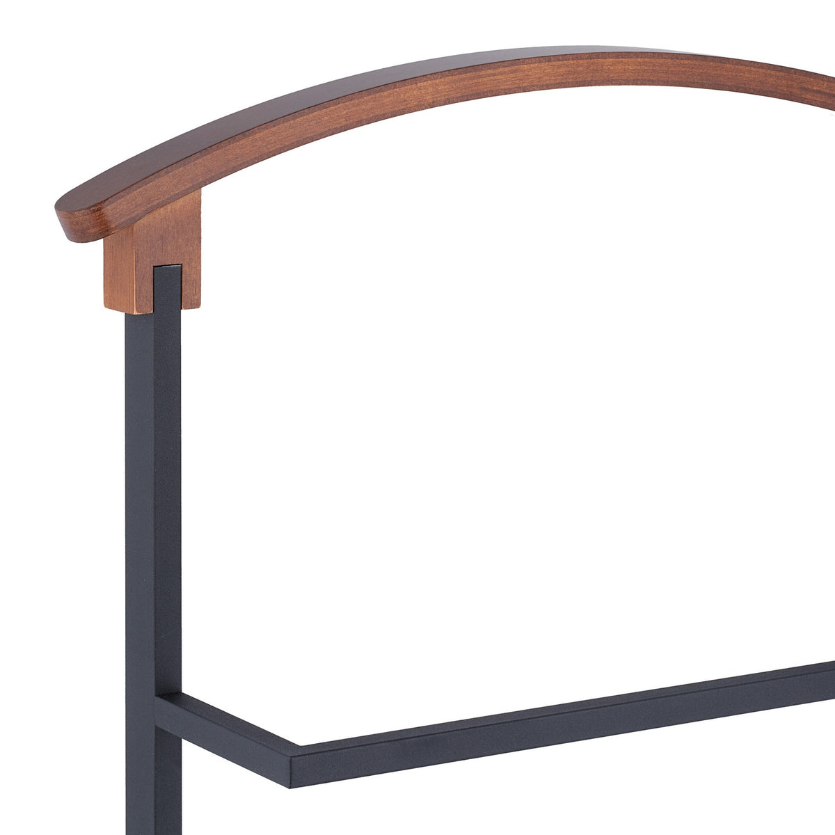 Men's valet set in black & wood look