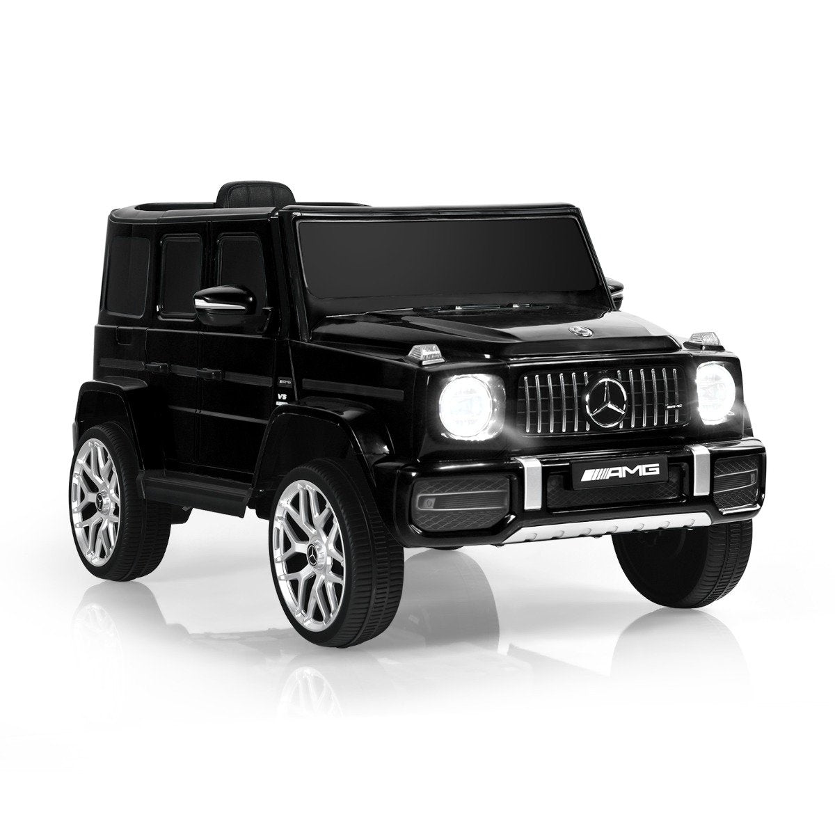 Mercedes Benz electric car with music & headlights for children from 3 years old black
