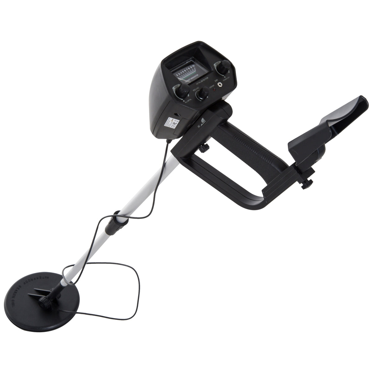 Metal Detector Metal Detector Waterproof 16.5Cm Search Coil Aluminum Abs 77.5-105X13X24Cm