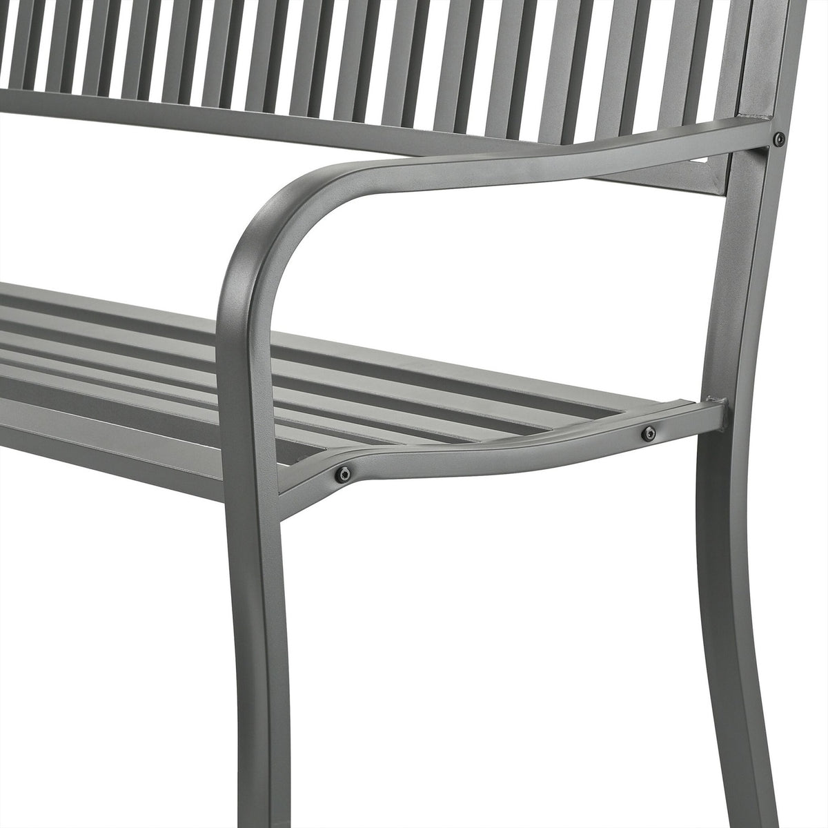 Metal Garden Bench – Decorative Outdoor Seating