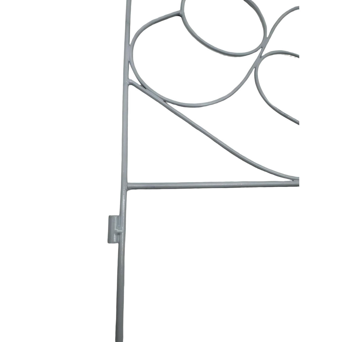 Metal Garden Edging, 8-Piece Art Nouveau Design