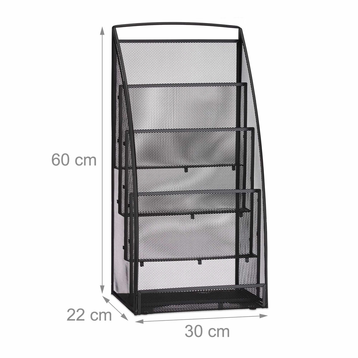 Metal Mesh Magazine Rack