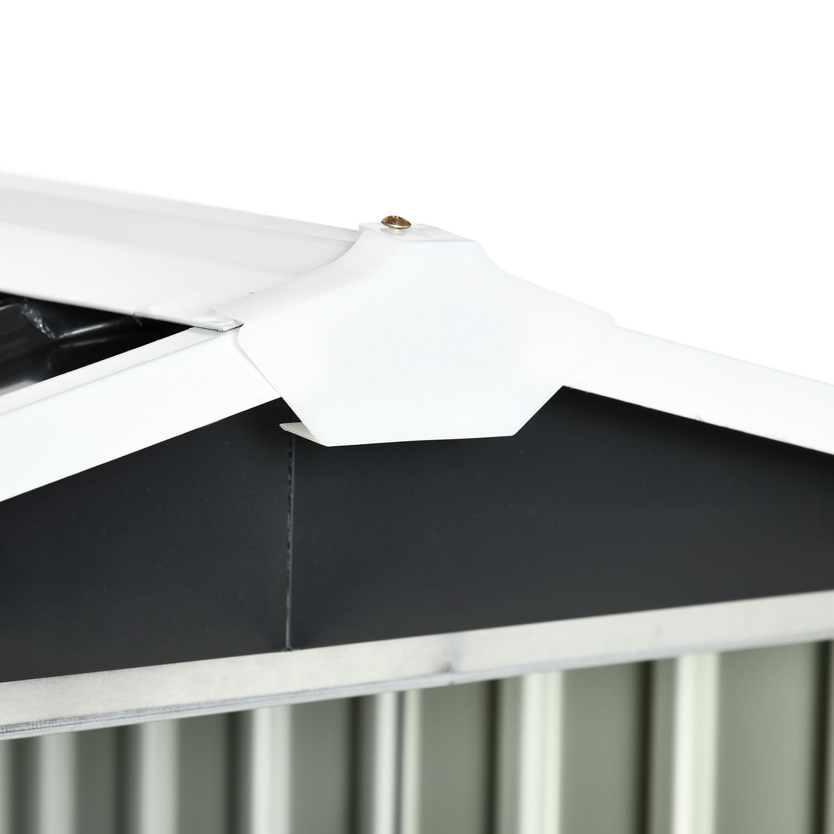 Metal Shed for Lawn Mower Robot, Rustproof, 86x100x63cm