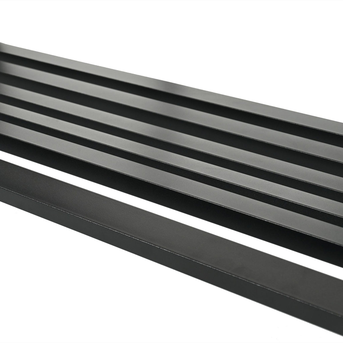 Metal Swing Bench for 2 – Armrests, Curved Seat