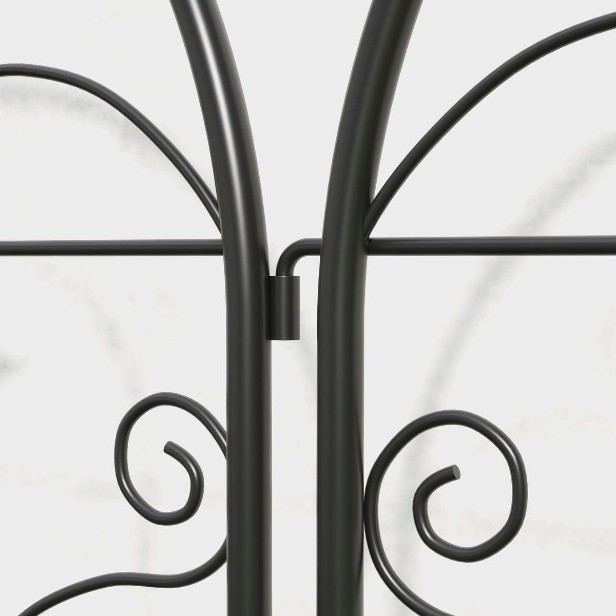 Metal Trellis Set of 2 for Plugging Rustproof Trellis with Bird Design for Climbing Plants 50 x 120 cm Trellis for Houseplants Plant Trellis for Tomatoes Flowers Climbing Plants Black