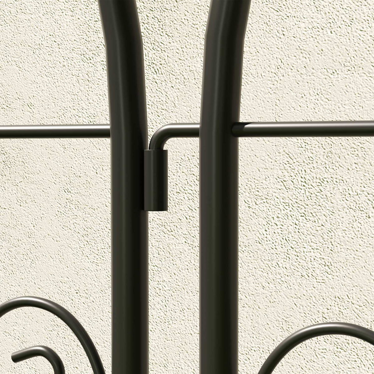 Metal Trellis Set of 2 for Plugging Rustproof Trellis with Bird Design for Climbing Plants 50 x 120 cm Trellis for Houseplants Plant Trellis for Tomatoes Flowers Climbing Plants Black