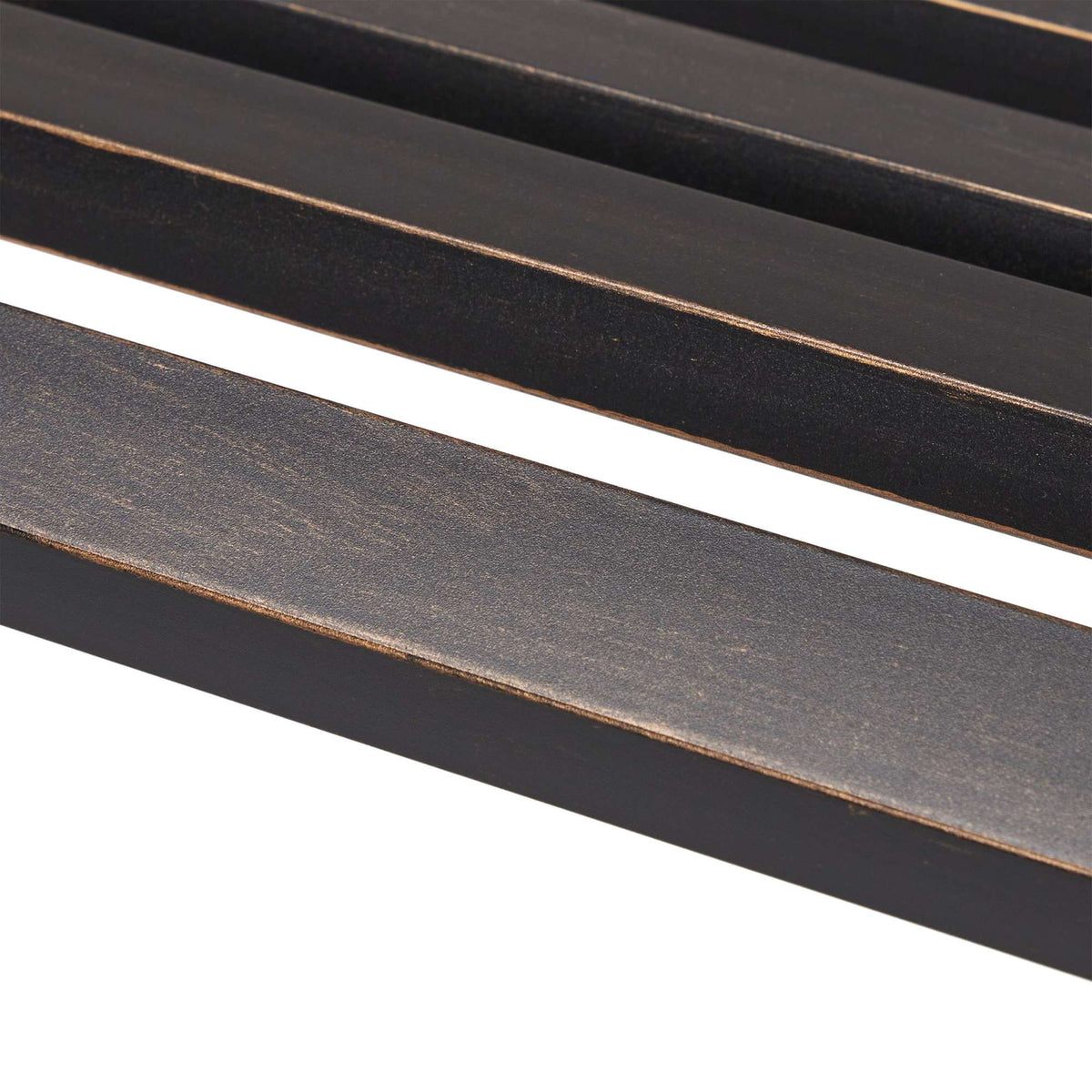 Metal garden bench
