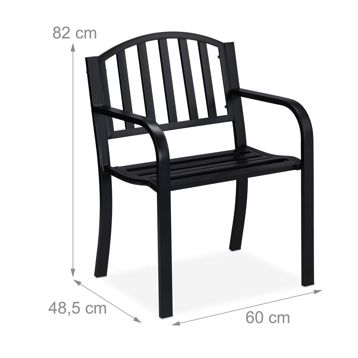 Metal garden chair