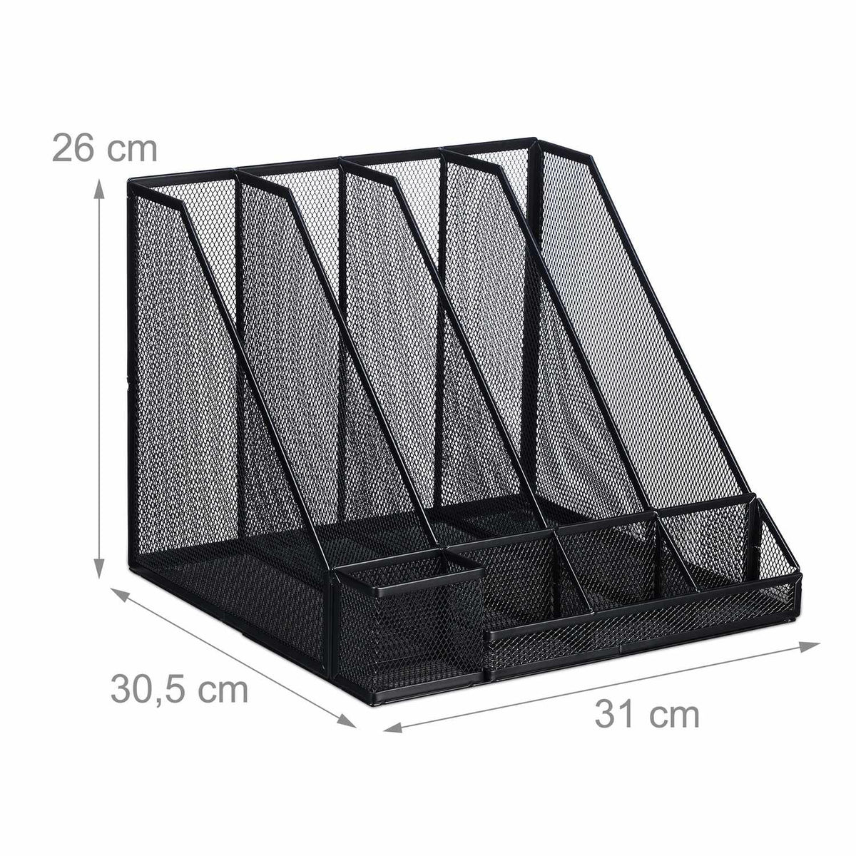 Metal magazine stand