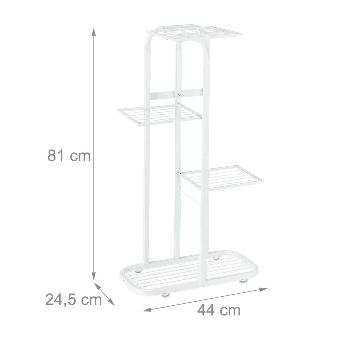 Metal plant shelf 4 levels