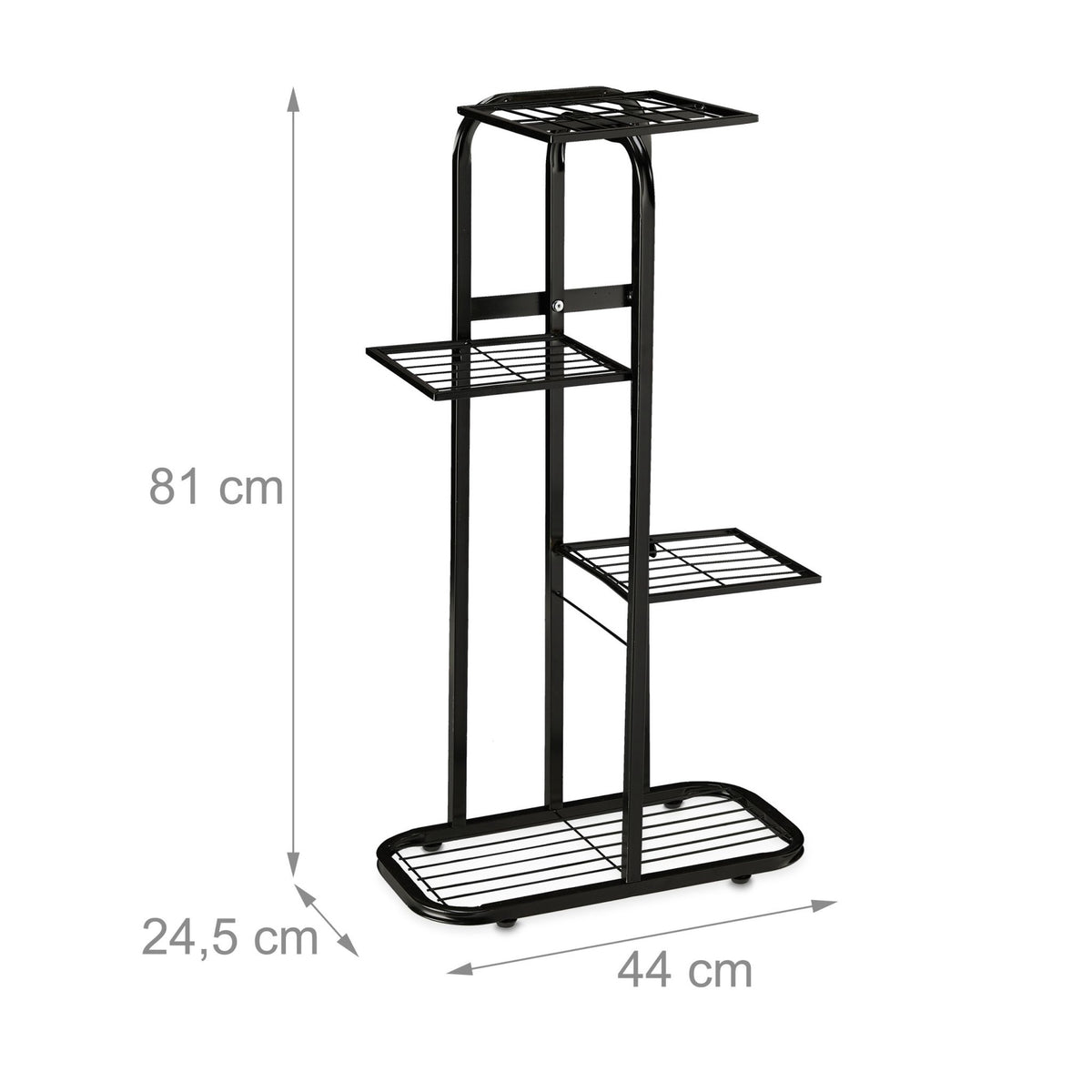 Metal plant shelf 4 levels