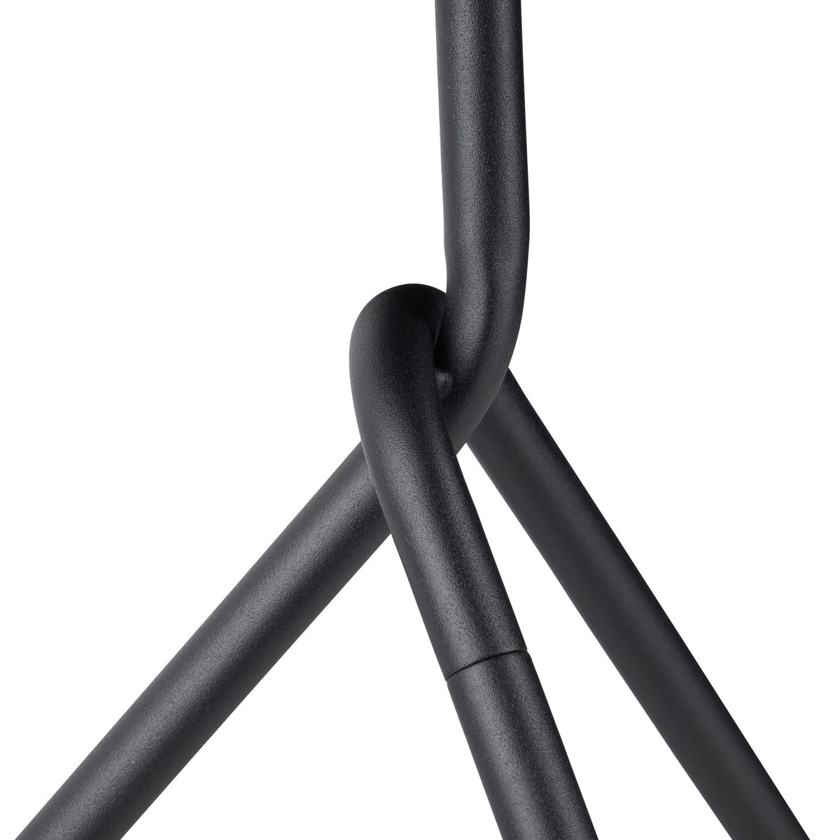 Metal side table with handle