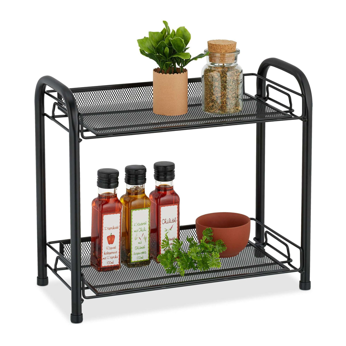 Metal spice rack
