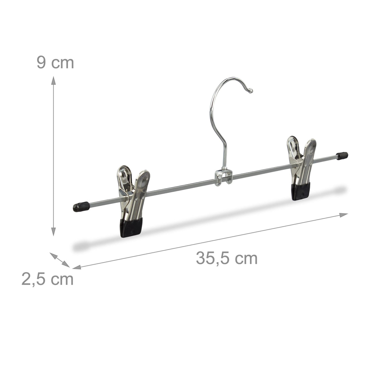 Metal trouser hangers Packs of 10 and 20