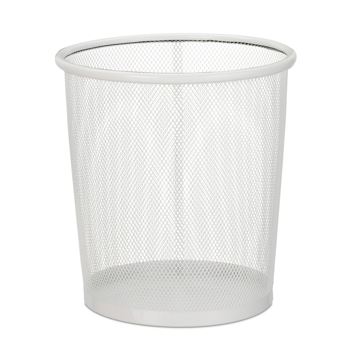 Metal wastebasket