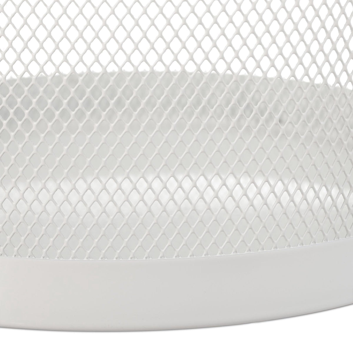 Metal wastebasket