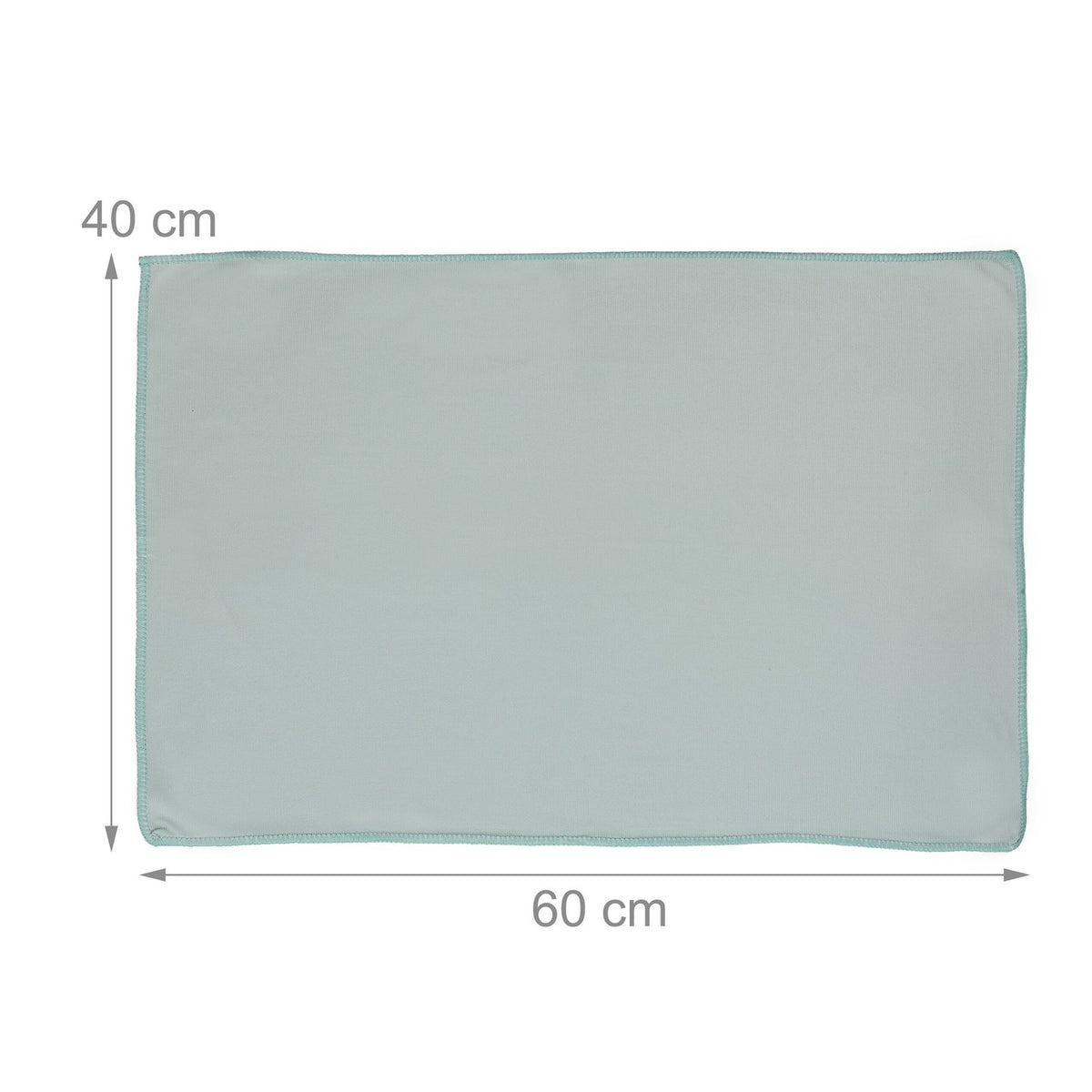 Microfibre Cleaning Cloths Set, 40x60 cm, Washable
