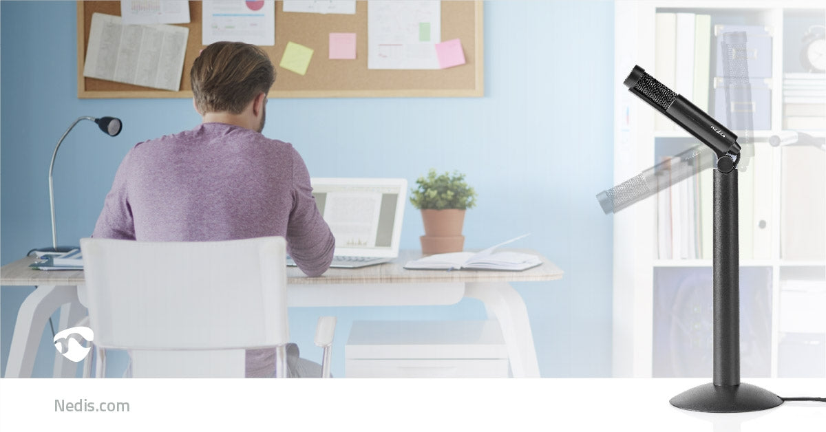 Microphone | Used for: Computer / Desktop / Smartphone / Tablet | Wire bound | 1x 3.5 mm